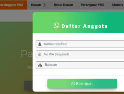 Daftar Anggota PKS Kabupaten Bekasi Kini Sangat Gampang, Bisa Lewat Web