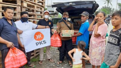 DPRa PKS Simpangan Cikarang Utara Gelar Aksi Peduli Banjir