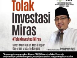 Rusdi Haryadi : Legalisasi Miras Bertentangan Dengan Perda Pekat Kabupaten Bekasi
