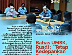 Bahas UMSK, Rusdi Haryadi : Tetap Kedepankan Pendekatan Dialog