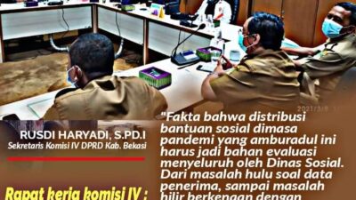 Rusdi Haryadi : Lakukan Evaluasi Menyeluruh Soal Tata Kelola Bansos