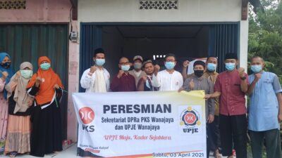 Resmikan Kantor DPRa PKS Wanajaya, Andriana : Jadikan Pusat Kegiatan Pelayanan Ummat