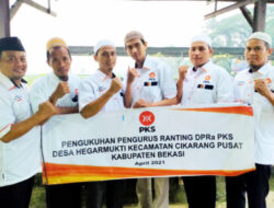 Kuatkan Fungsi Struktur Partai, DPC PKS Cikarang Pusat Kukuhkan DPRa Hegar Mukti & Pasir Ranji