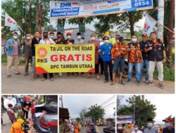 Dengan Semangat Ukhuwwah DPC PKS Tambun Utara Gelar PembagianTakjil Gratis