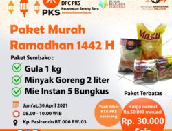 Warga Pasir Randu Tersenyum Gembira Terima Paket Sembako Murah Dari SPKK DPC PKS Serang Baru