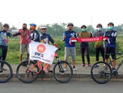 Salurkan Hobi dan Jaga Kebugaran, DPRa PKS Sukasejati Gelar Gowes Sepeda