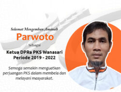 Terpilih Sebagai Ketua DPRa PKS Wanasari, Parwoto : Semoga Dimudahkan