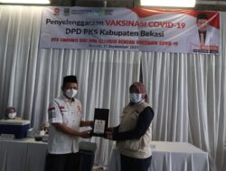 DPD PKS Kab. Bekasi Gelar Suntik Vaksin Covid 19