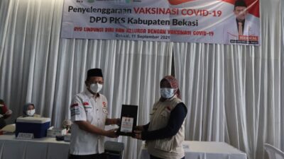 DPD PKS Kab. Bekasi Gelar Suntik Vaksin Covid 19