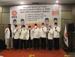 Hadiri Acara Pelantikan Satgas Covid-19 PKS, Bupati Akhmad Marjuki Berharap Bisa Bersinergi di Lapangan