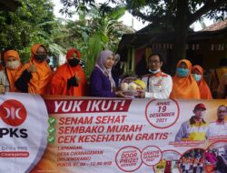 DPRa PKS Cikarageman Gelar Senam Nusantara, Baksos dan Pelayanan Kesehatan Gratis Bagi Warga