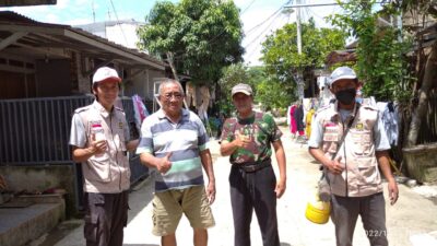 Cegah DBD Meluas, PKS Burangkeng Adakan Penyemprotan Sarang Nyamuk