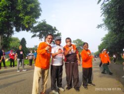 Ketua DPW PKS Jawa Barat Senam Bersama Warga Cikarang