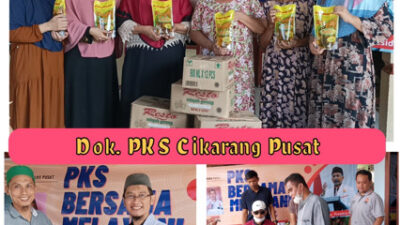 DPC PKS Cikarang Pusat Gelar Baksos Minyak Goreng Murah di 5 Desa