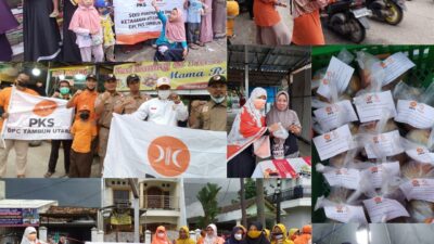 Peduli Sesama, PKS Tambun Utara Berbagi Paket Ta’jil