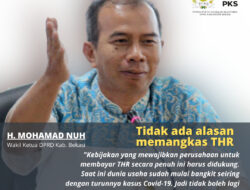 Mohamad Nuh : Tidak Ada Alasan Memangkas THR