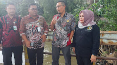 Sidak Ke Kali Sadang, Saeful Islam : Sanksi Tegas Perusahaan Pembuang Limbah