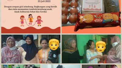 Cegah Stunting, RKI Cikarang Utara Bagikan Bingkisan Untuk Anak
