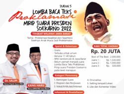 Lomba Baca Teks Proklamasi Mirip Presiden Soekarno, 2022 – Tingkat Jawa Barat