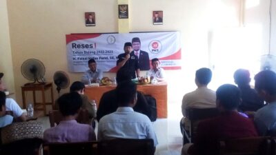 Pecah, Pemilih Milenial Penuhi Reses Aleg Faizal Hafan Farid