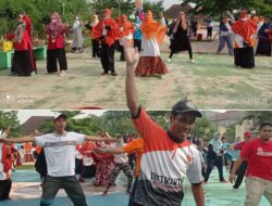 Coach Ponijan Pimpin Senam Nusantara di RPTRA Cikarang Timur, Ibu-ibu Ceria