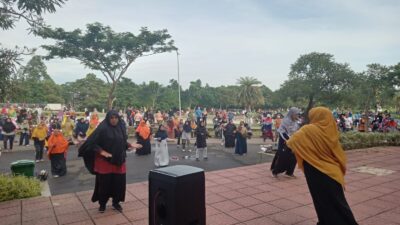 KSN Cibitung Gelar Giat Senam Nusantara dan Flashmob