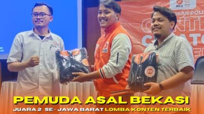 PEMUDA ASAL BEKASI JUARA 2 SEJABAR KONTEN TERBAIK