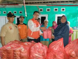 Saeful Islam Turun ke Labansari Kirim Bantuan Banjir