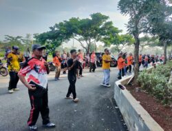 Gelar Senam Terakhir Sebelum Ramadhan, KSN dan DPC Cibitung Bagikan Doorprize