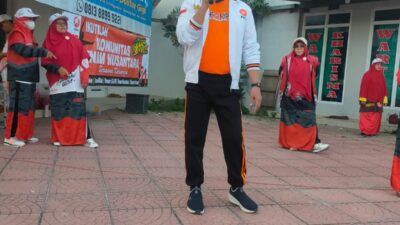 Hadiri Senam Bersama, Faizal Hafan Farid Tekankan Pentingnya Kebugaran