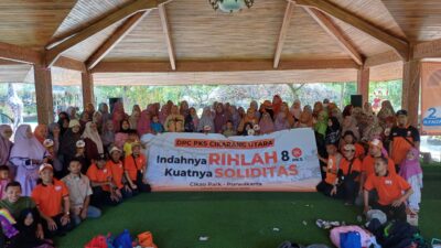 Eratkan Silaturahmi Antar Kader, DPC PKS Cikarang Utara Gelar Rekreasi Keluarga