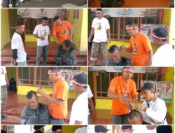 Relawan H. Jalal Abdul Nasir Adakan Pelatihan Mencukur