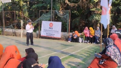 Hadir Di Sapa Warga Desa Lubangbuaya, Caleg Haji Jajuli Bicara Tentang Jaminan Kesehatan