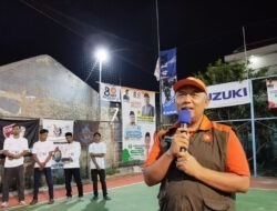 Caleg DPR RI PKS Haji Jalal Abdul Nasir Membuka Turnamen Bola Voli di PNR, Karang Bahagia