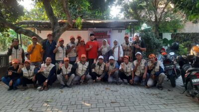 Relawan PKS 83, Azmi Rabbani dan Ade Jenah di Kecamatan Pebayuran Resmi Dikukuhkan