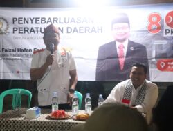 Aleg DPRD Jawa Barat, Bang Haji Faizal Hafan Farid Sosialisasi Penyebarluasan Peraturan Daerah di Desa Sukamukti Bojongmangu