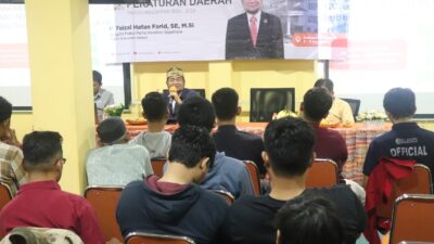 Giat Penyebarluasan Peraturan Daerah Nomor 15 Tahun 2017 tentang Pengembangan Ekonomi Kreatif, Bang Haji Faizal Hafan Farid : Pemuda Kudu Kreatif!