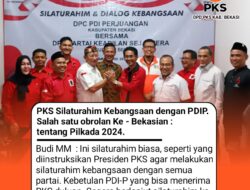 Kunjungi Kantor PDIP, Budi MM : Kita Jalankan Instruksi Presiden PKS