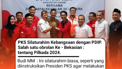 Kunjungi Kantor PDIP, Budi MM : Kita Jalankan Instruksi Presiden PKS