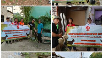 PKS Setiamekar Bagikan Daging Kurban Ke Masyarakat