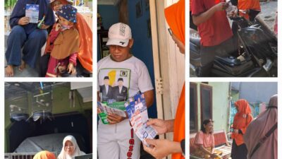 Sosialisasikan Pasangan ASIH dan BHF, SPKK PKS Cibitung Sapa Warga Dari Rumah ke Rumah
