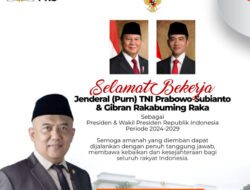 H. Jalal Abdul Nasir, Ak : Pelantikan Prabowo-Raka Jadi Momentum Tingkatkan Kesejahteraan Masyarakat