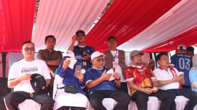 Cagub Jabar Ahmad Syaikhu Hadiri Kegiatan Jalan Santai Warga Cibitung dan Cikarang Barat, Paparkan Visi Misi Jabar Asih