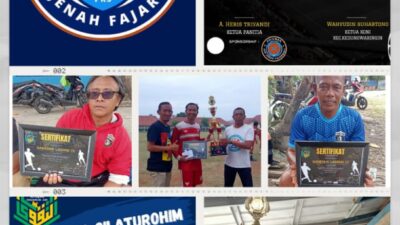 Relawan PKS Ade Jenah Kedung Waringin sponsori Acara Liga Sepak Bola, Dalam rangka Laga Amal