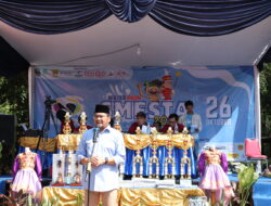 Ketua IDCA Kabupaten Bekasi, H. Faizal Hafan Farid Membuka Kejuaraan Marching Band Waterboom Smesta 2024
