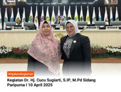 Hadiri Sidang Paripurna DPRD Jawa Barat, Cucu Sugiarti Tekankan Pentingnya Kolaborasi