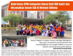 Hadiri Senam Bersama Warga, Budi MM : Selain Jaga Kebugaran, Senam Juga Pererat Persaudaraan