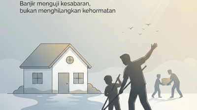Banjir, Musibah, dan Menjaga Martabat Diri