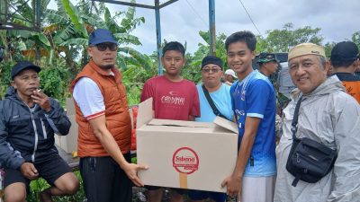 Saeful Islam Distribusikan Bantuan untuk Korban Banjir di Puri Cikarang Hijau