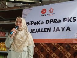 Puji Lestari Apresiasi Baksos BiPeKa DPRa PKS Jejalen Jaya Sambut Ramadhan
